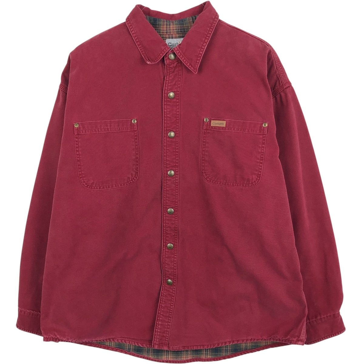 カーハート Carhartt 長袖 ダックワークシャツ メンズXL相当 cotton