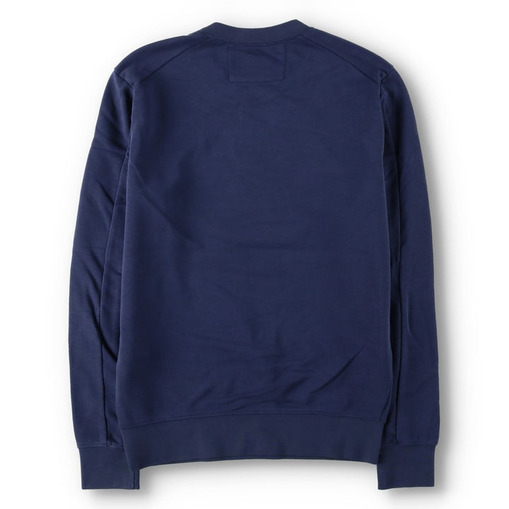 CP Company Plain Blank Sweatshirt, Made in Italy, Men's Size M (approx.) cotton navy blue type Vintage Second Hand