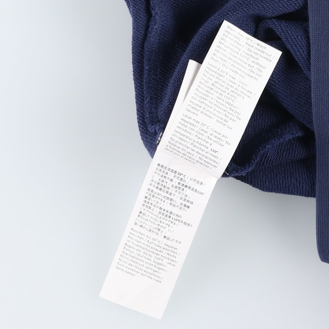 CP Company Plain Blank Sweatshirt, Made in Italy, Men's Size M (approx.) cotton navy blue type Vintage Second Hand