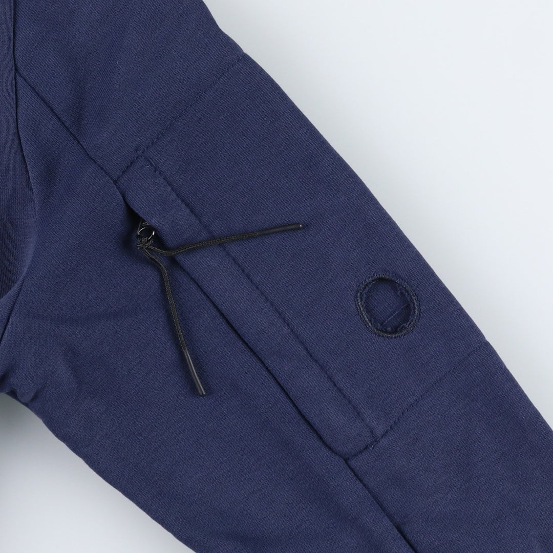 CP Company Plain Blank Sweatshirt, Made in Italy, Men's Size M (approx.) cotton navy blue type Vintage Second Hand