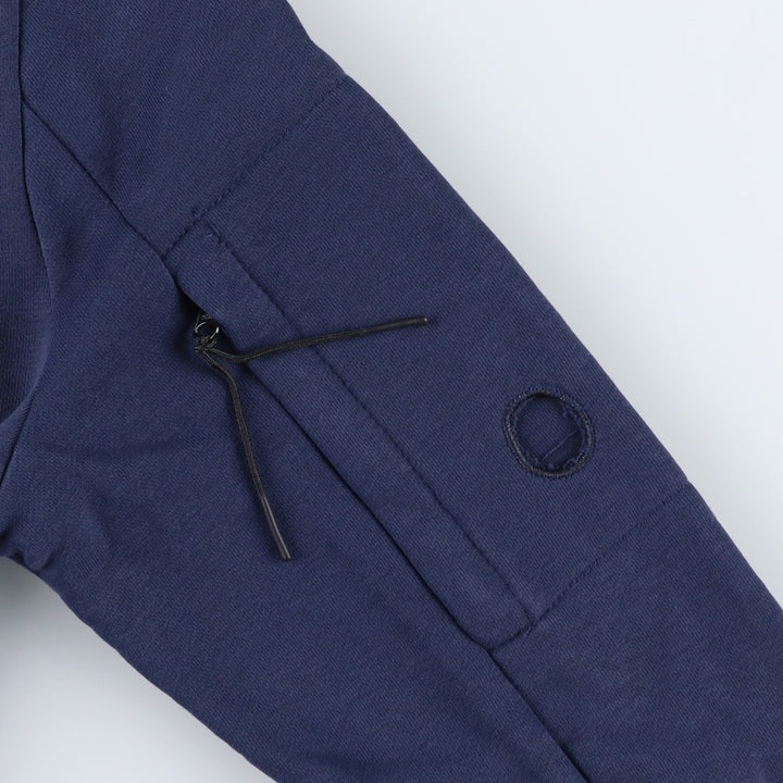 CP Company Plain Blank Sweatshirt, Made in Italy, Men's Size M (approx.) cotton navy blue type Vintage Second Hand