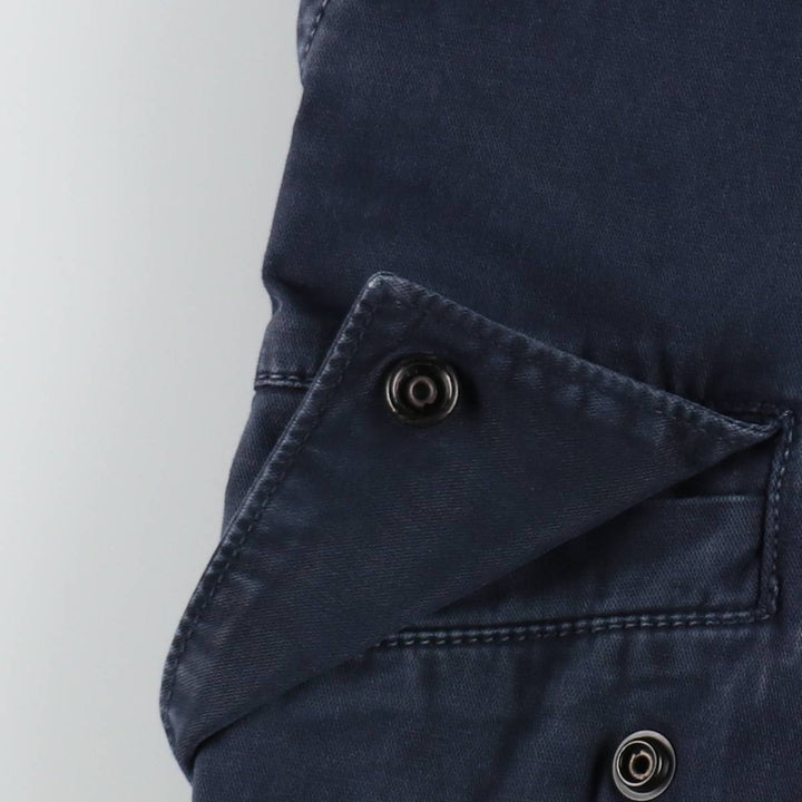 Stone Island TYPE SK Military Cargo Pants, Men's W35 (approx.) cotton navy blue type Vintage Second Hand