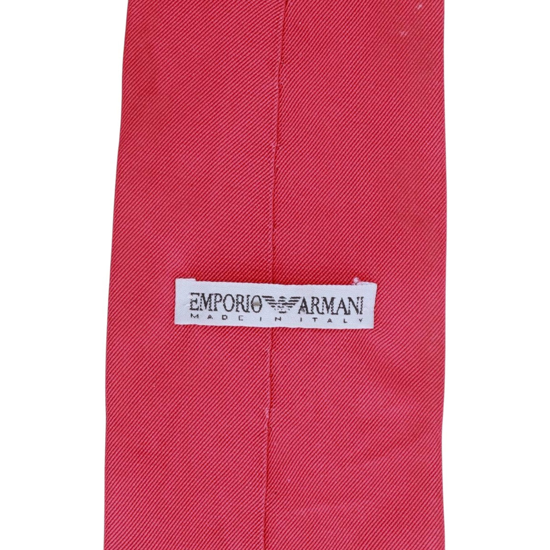 Giorgio Armani tie, made in Italy. silk red type Vintage Second Hand
