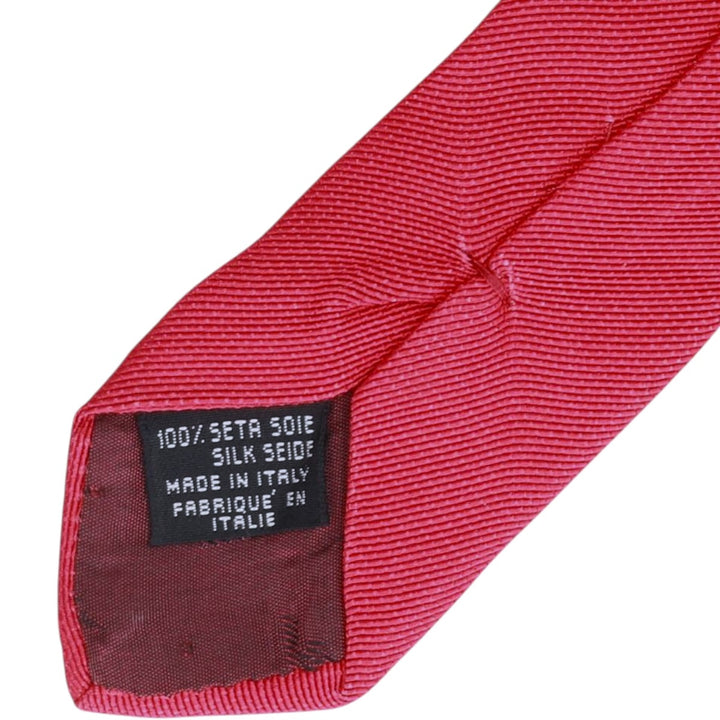 Giorgio Armani tie, made in Italy. silk red type Vintage Second Hand