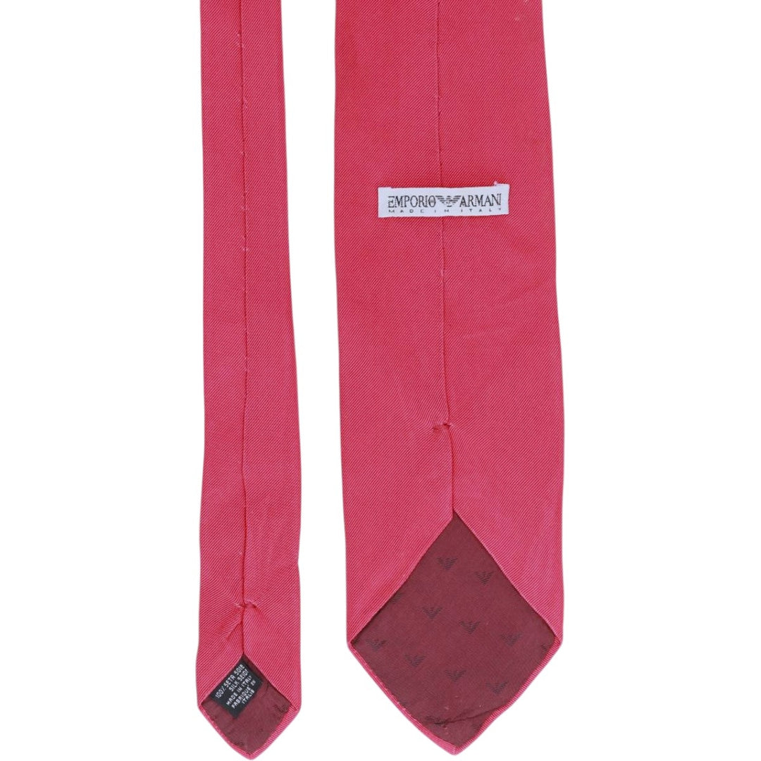 Giorgio Armani tie, made in Italy. silk red type Vintage Second Hand