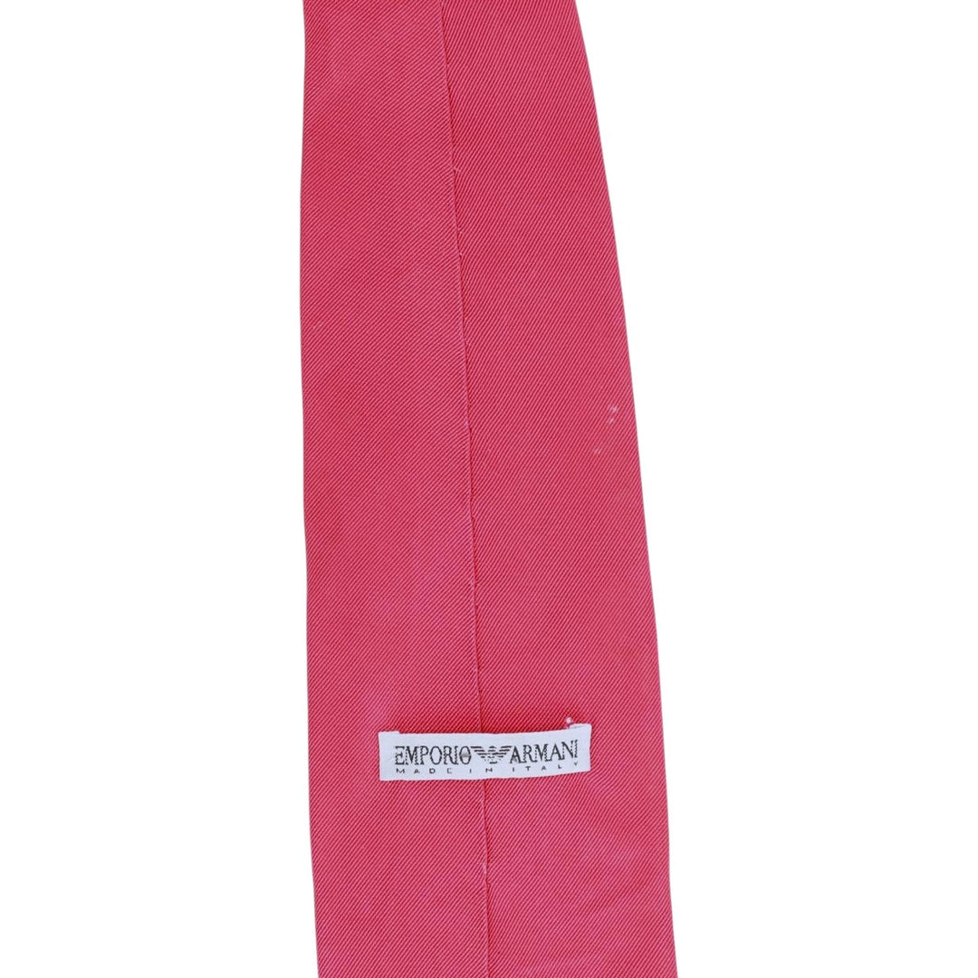 Giorgio Armani tie, made in Italy. silk red type Vintage Second Hand