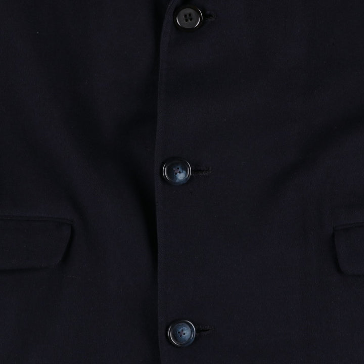 Aquascutum Chesterfield Coat, Men's Size L (approx.) Lamb wool Navy blue Vintage Second Hand