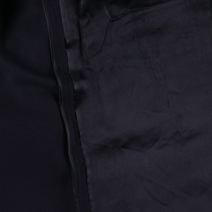 Aquascutum Chesterfield Coat, Men's Size L (approx.) Lamb wool Navy blue Vintage Second Hand