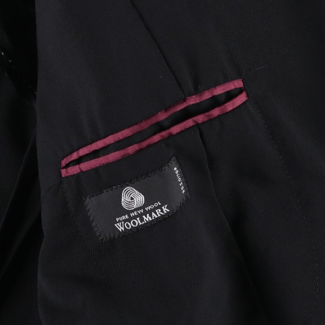 Paul Smith wool tailored jacket, made in Italy, men's size L equivalent. wool black type Vintage Second Hand