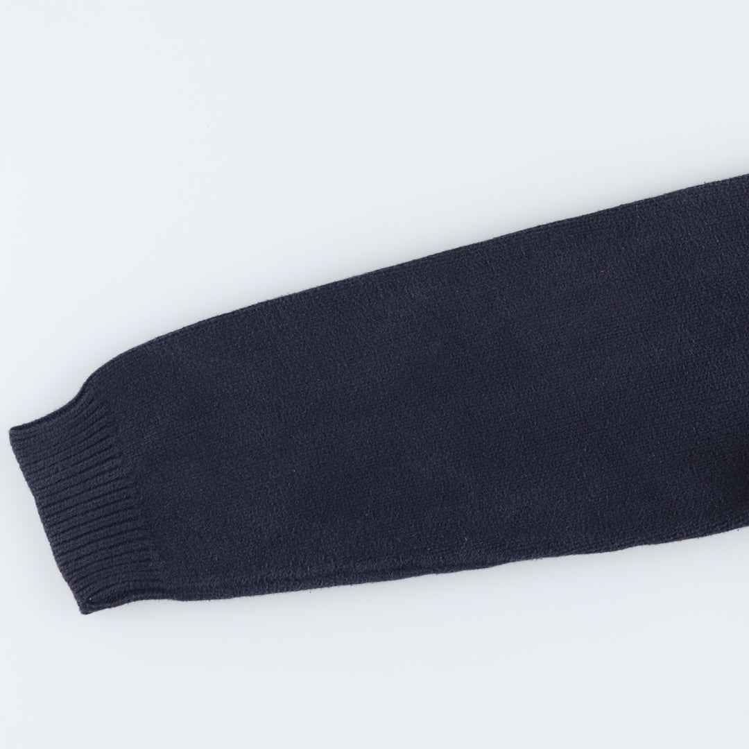 Giorgio Armani ARMANI EXCHANGE Cotton Knit Sweater, Men's Size L (approx.) cotton navy blue type Vintage Second Hand