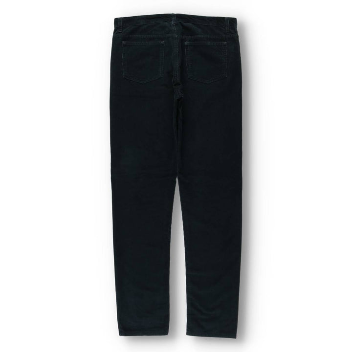 A.P.C. Petit New Standard Corduroy Pants, Men's Size W34 (approx.) cotton dark green Vintage Second Hand