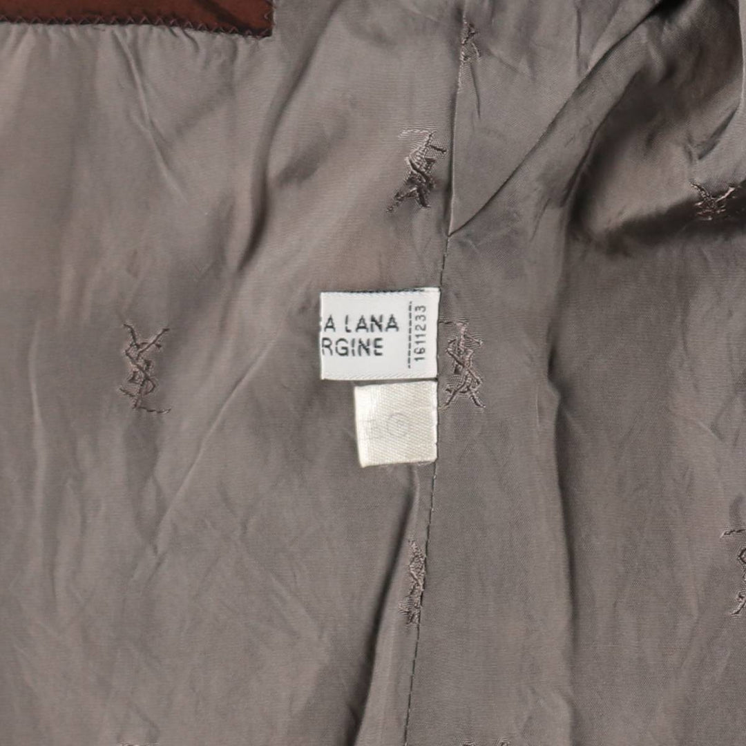 Yves Saint Laurent striped wool tailored jacket, made in Italy, men's size S. wool gray type Vintage Second Hand