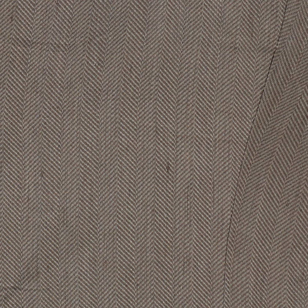 Giorgio Armani herringbone tailored jacket, made in Italy, men's size L equivalent. unclear gray type Vintage Second Hand
