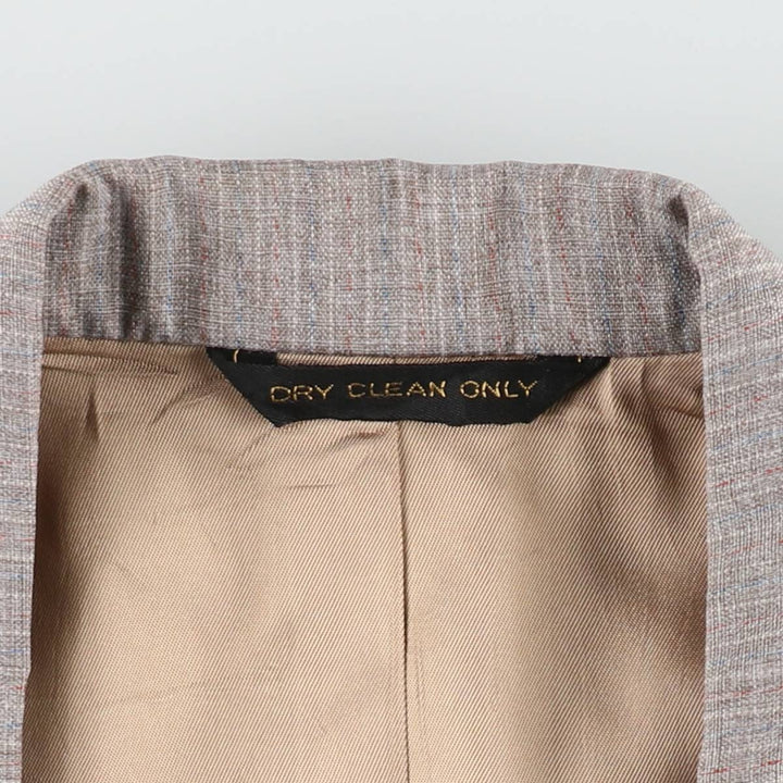 Hardwick Clothes for BENN'S INC. Stripe Pattern Multi-Stripe Tailored Jacket (Men's Size M) unclear Beige type Vintage Second Hand