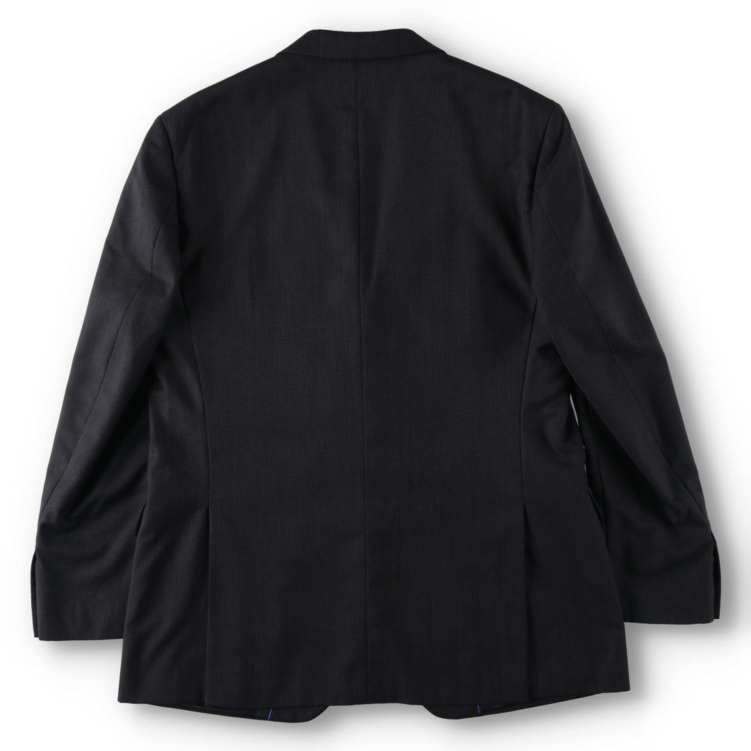 Balmain SUPER 100'S wool tailored jacket, men's size L equivalent. wool black type Vintage Second Hand