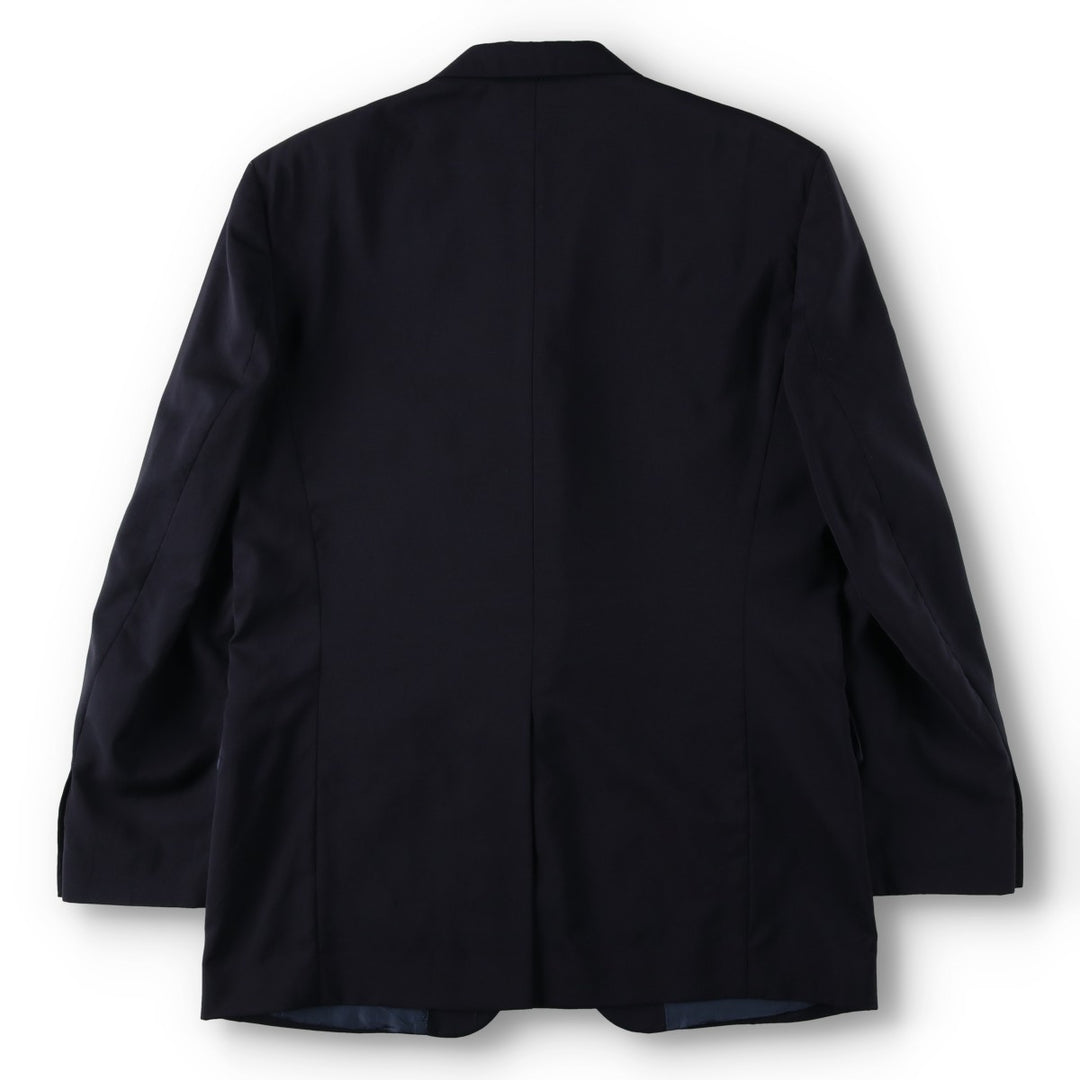 Yves Saint Laurent POUR HOMME wool tailored jacket, men's size L wool navy blue type Vintage Second Hand