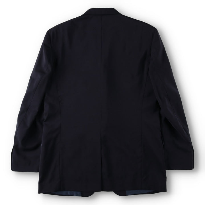 Yves Saint Laurent POUR HOMME wool tailored jacket, men's size L wool navy blue type Vintage Second Hand