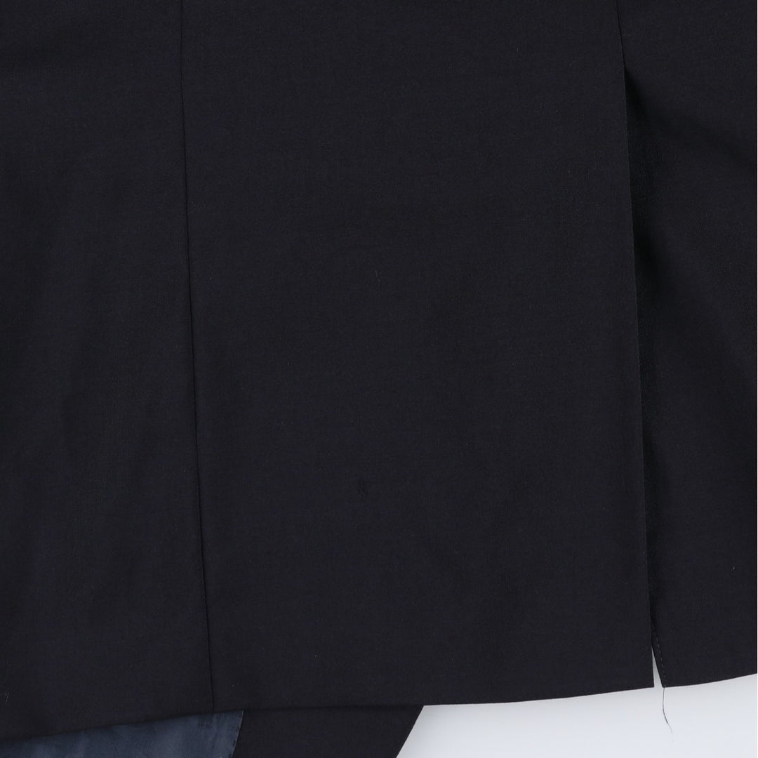 Yves Saint Laurent POUR HOMME wool tailored jacket, men's size L wool navy blue type Vintage Second Hand