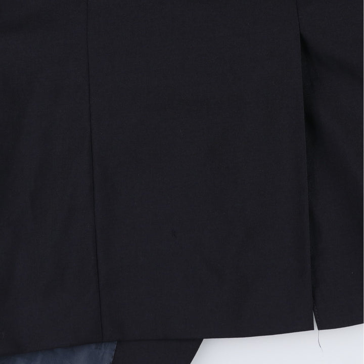 Yves Saint Laurent POUR HOMME wool tailored jacket, men's size L wool navy blue type Vintage Second Hand