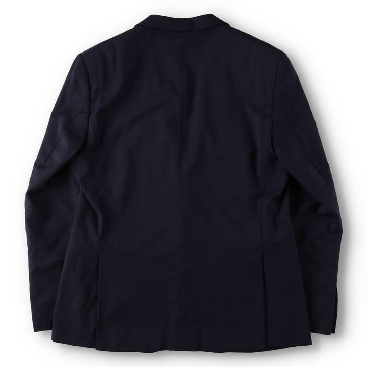 Balmain Slim Fit Super 120'S Wool Tailored Jacket, Men's Size L wool Navy blue Vintage Second Hand