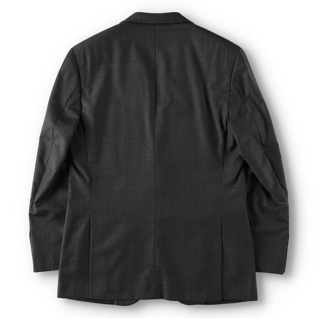 Balmain SUPER 120'S Wool Tailored Jacket, Men's Size M (approx.) wool Charcoal Vintage Second Hand