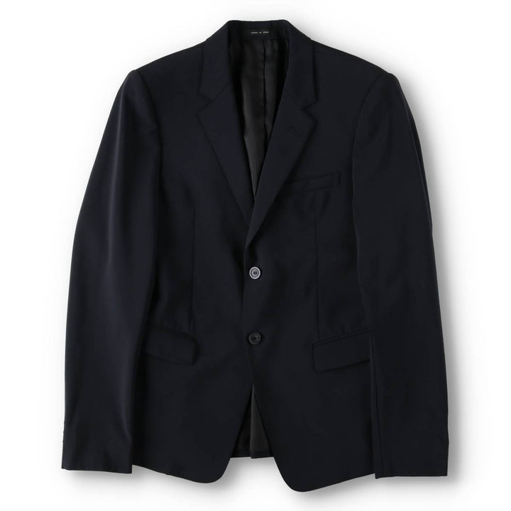 Armani Emporio Armani wool tailored jacket, made in Italy, men's size S (approx.) wool navy blue type Vintage Second Hand