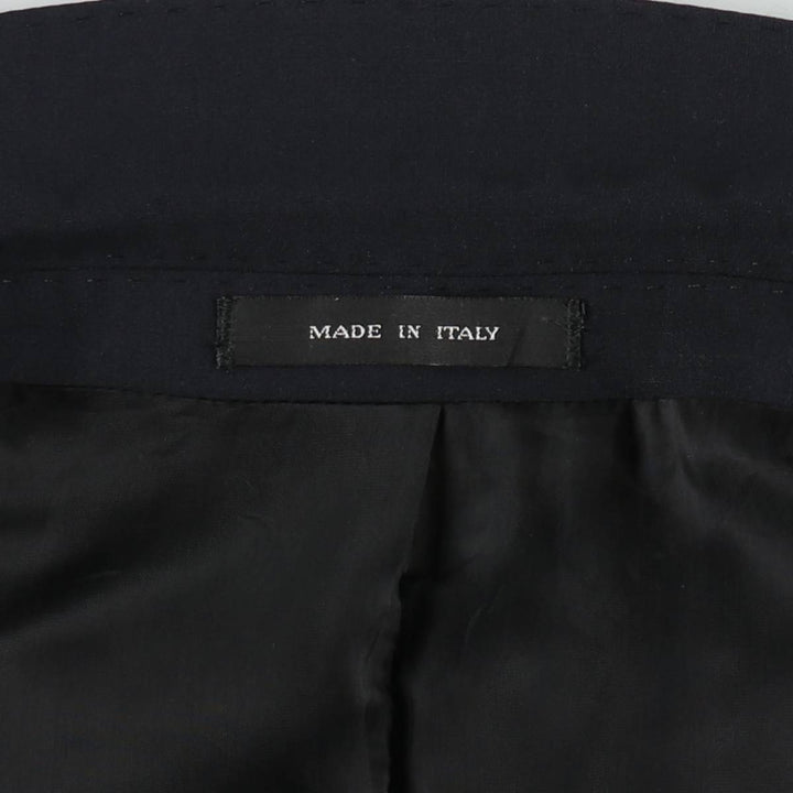 Armani Emporio Armani wool tailored jacket, made in Italy, men's size S (approx.) wool navy blue type Vintage Second Hand