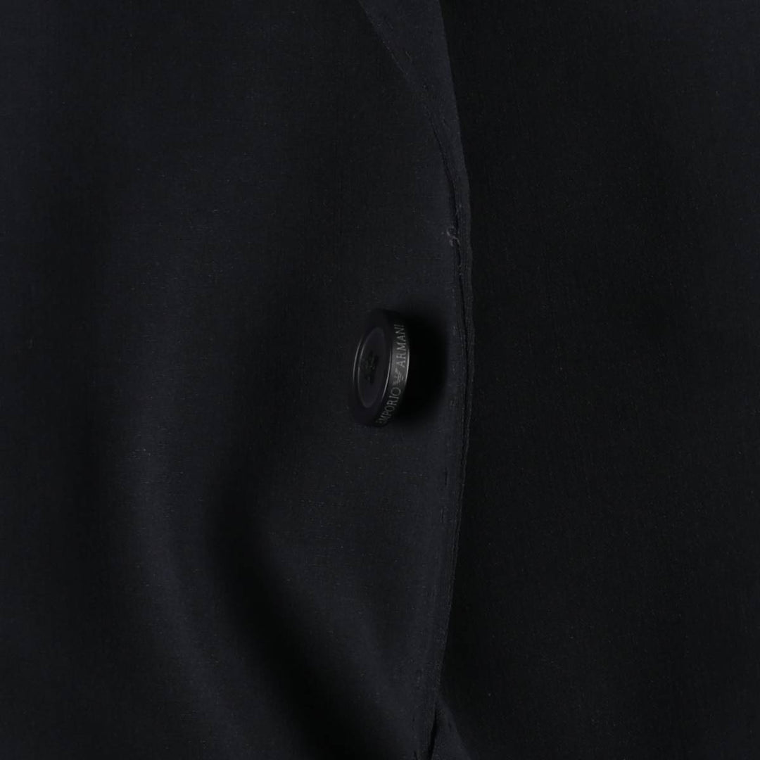 Armani Emporio Armani wool tailored jacket, made in Italy, men's size S (approx.) wool navy blue type Vintage Second Hand