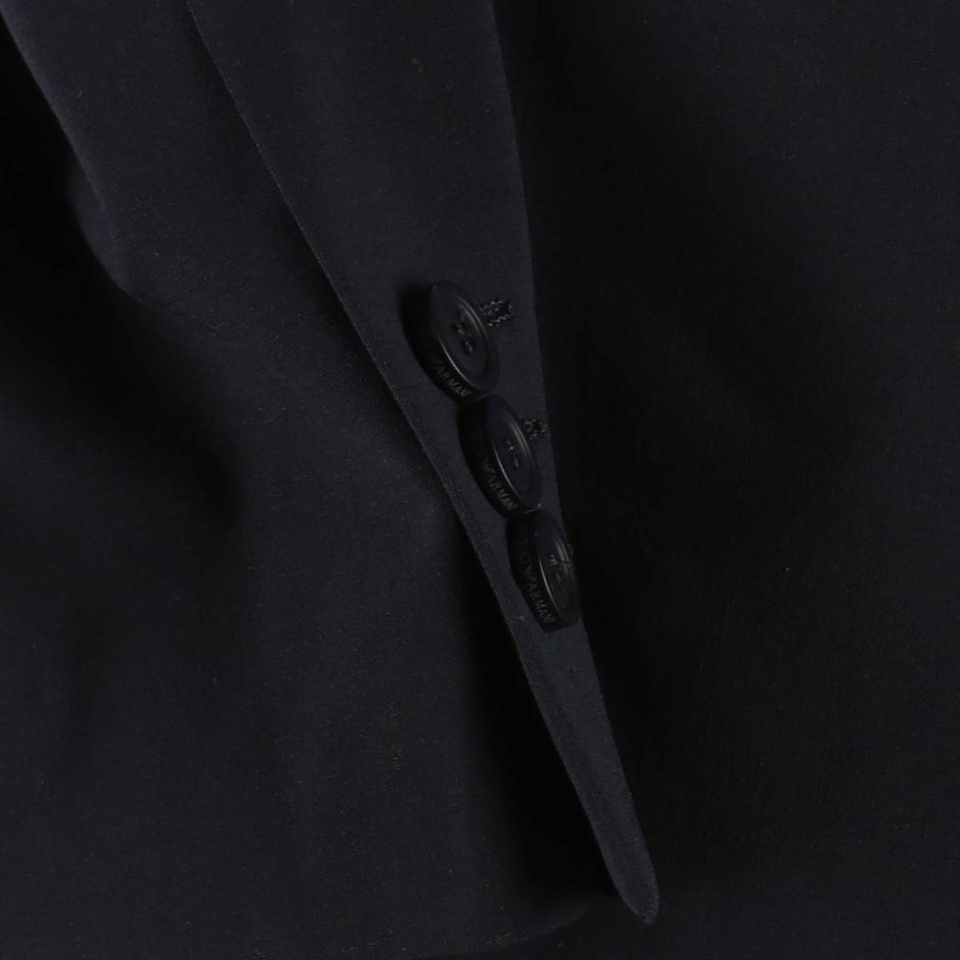 Armani Emporio Armani wool tailored jacket, made in Italy, men's size S (approx.) wool navy blue type Vintage Second Hand