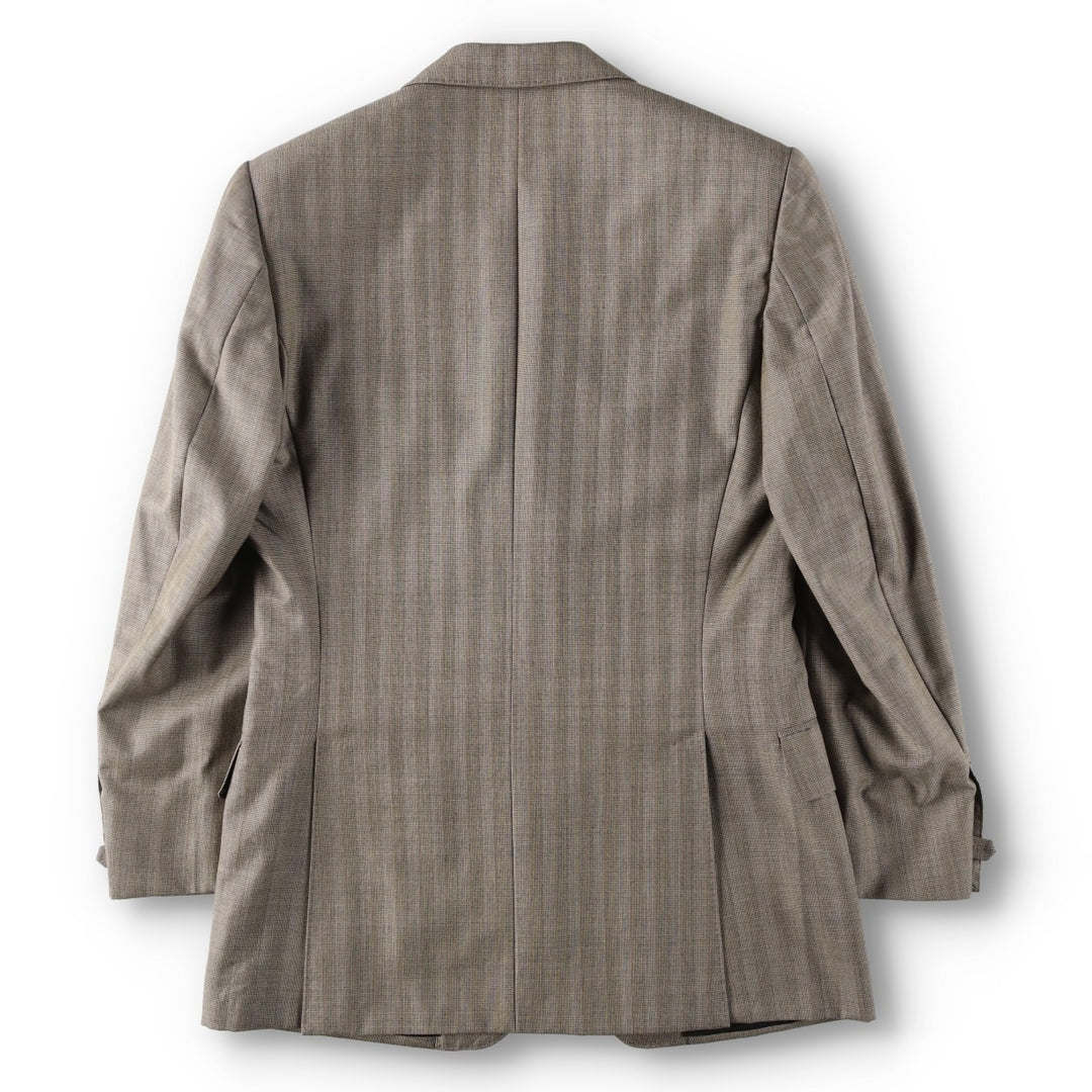 Yves Saint Laurent rive gauche Stripe Pattern Wool Tailored Jacket, Men's Size M (approx.) wool gray type Vintage Second Hand