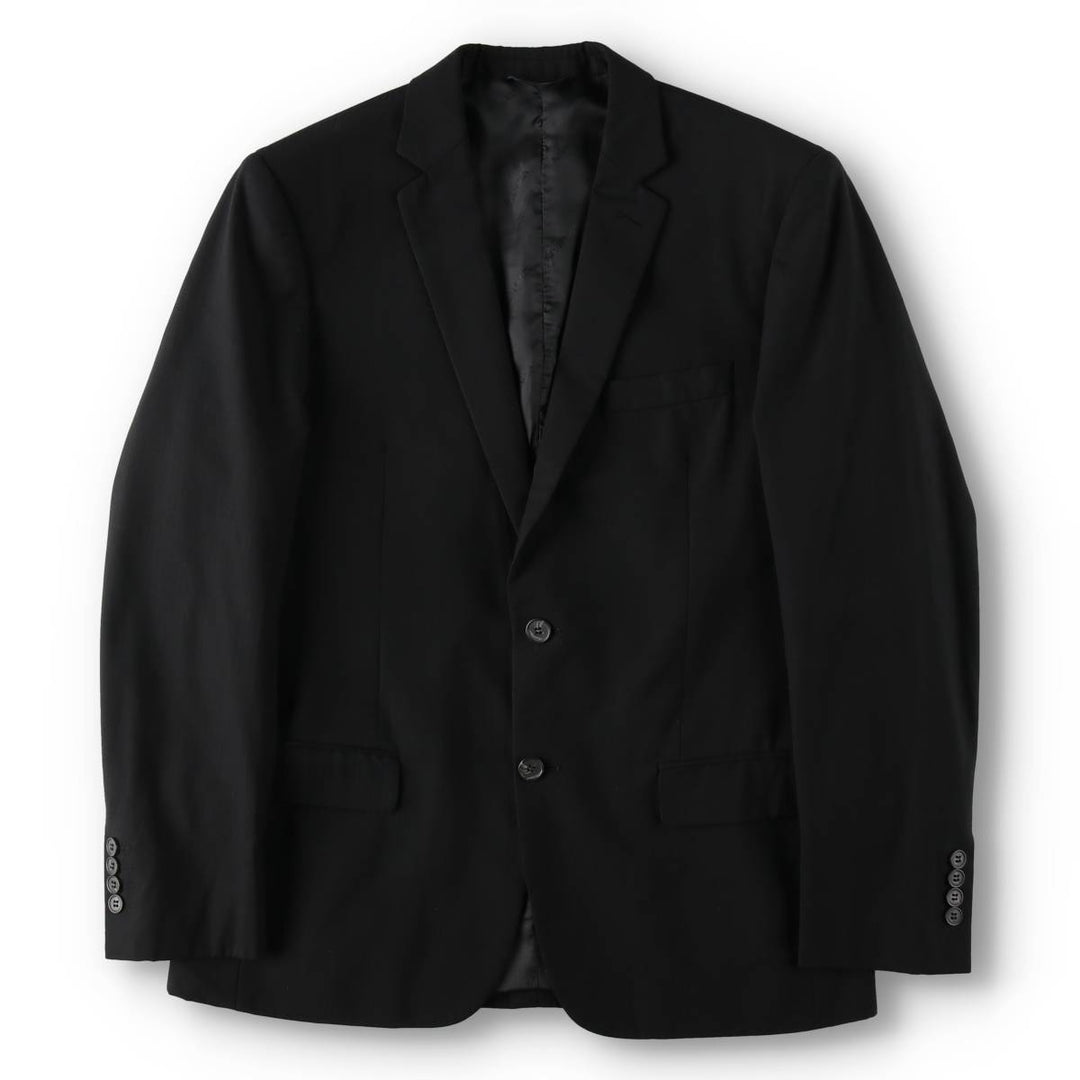 Balmain Paris wool tailored jacket, men's size S (approx.) wool black type Vintage Second Hand