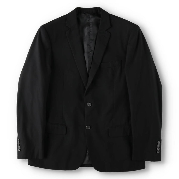 Balmain Paris wool tailored jacket, men's size S (approx.) wool black type Vintage Second Hand