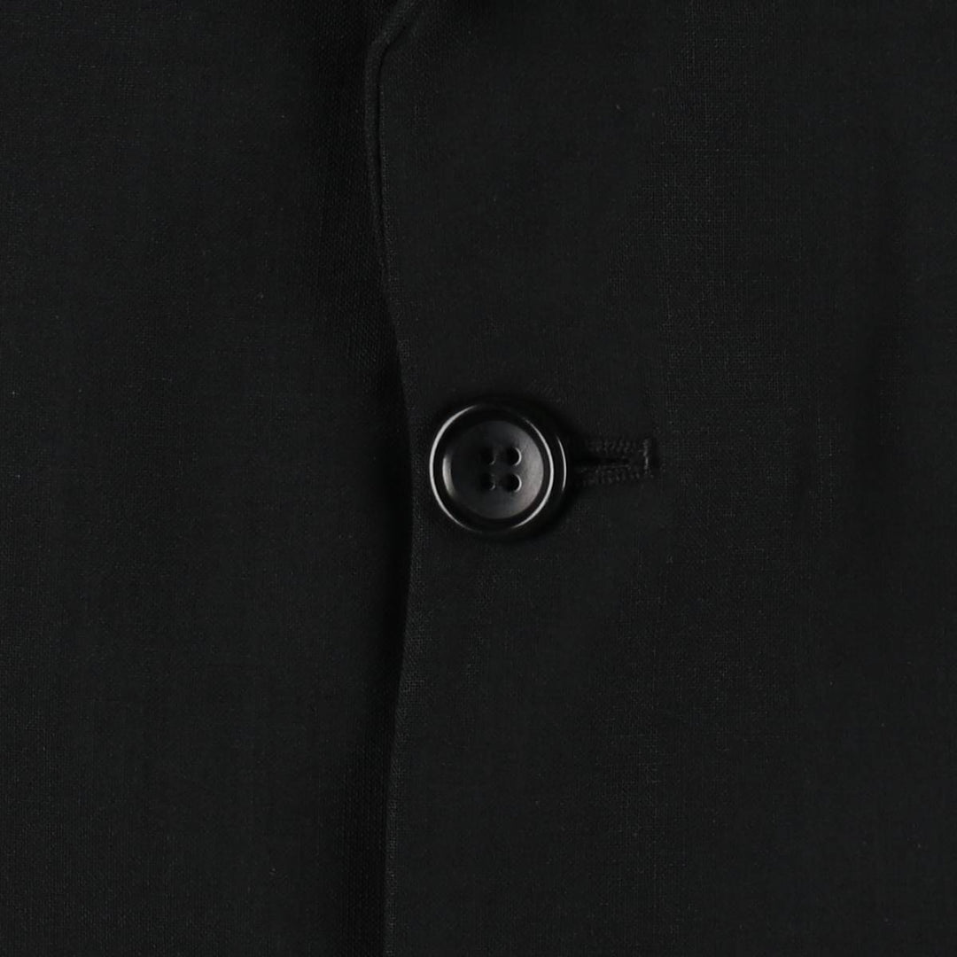 Balmain tailored jacket, men's size M polyester black type Vintage Second Hand
