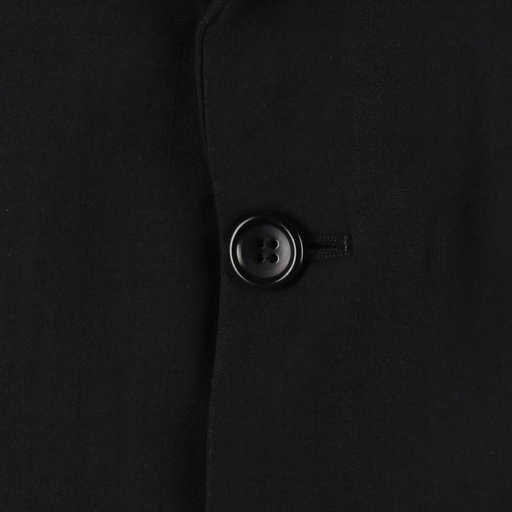 Balmain tailored jacket, men's size M polyester black type Vintage Second Hand