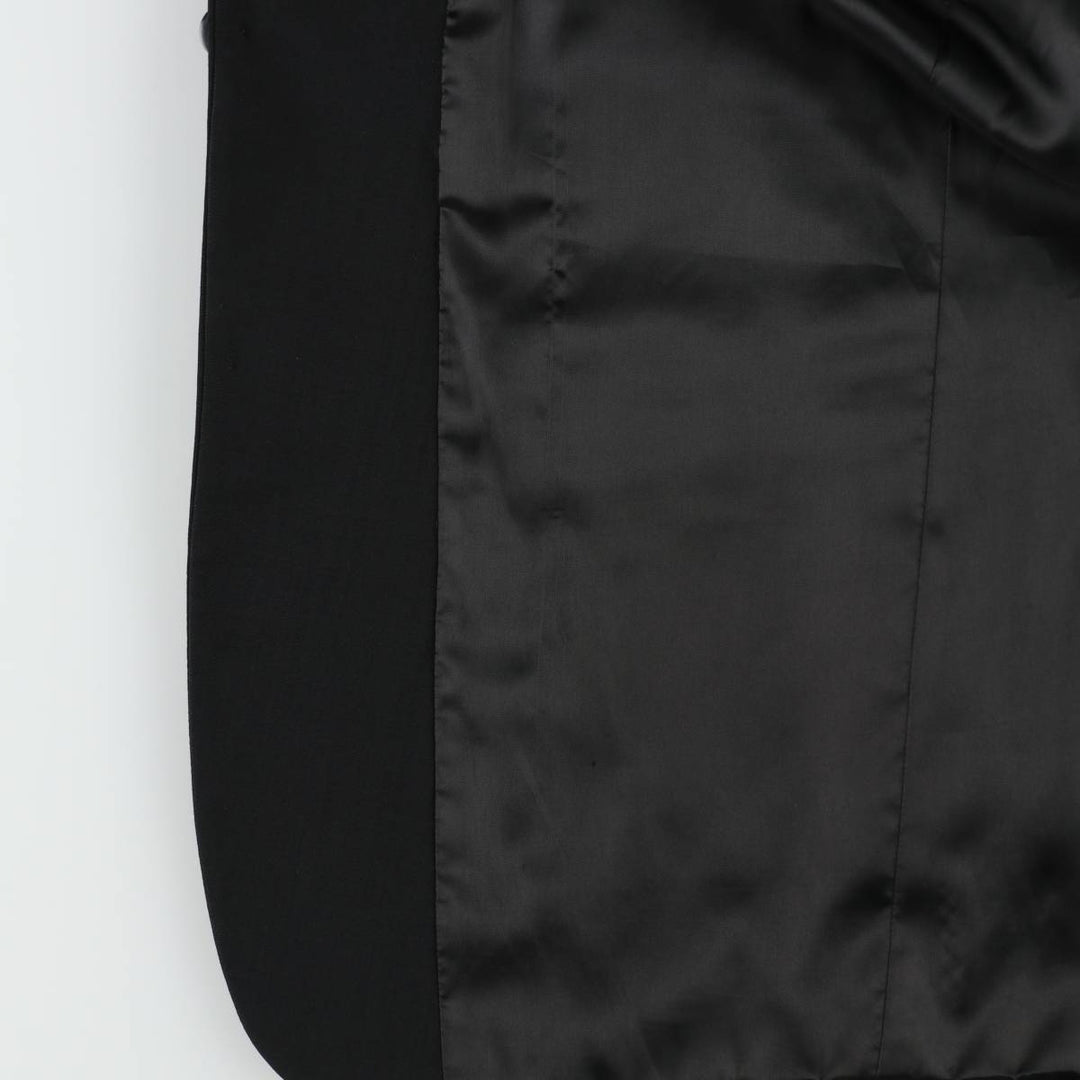 Balmain tailored jacket, men's size M polyester black type Vintage Second Hand