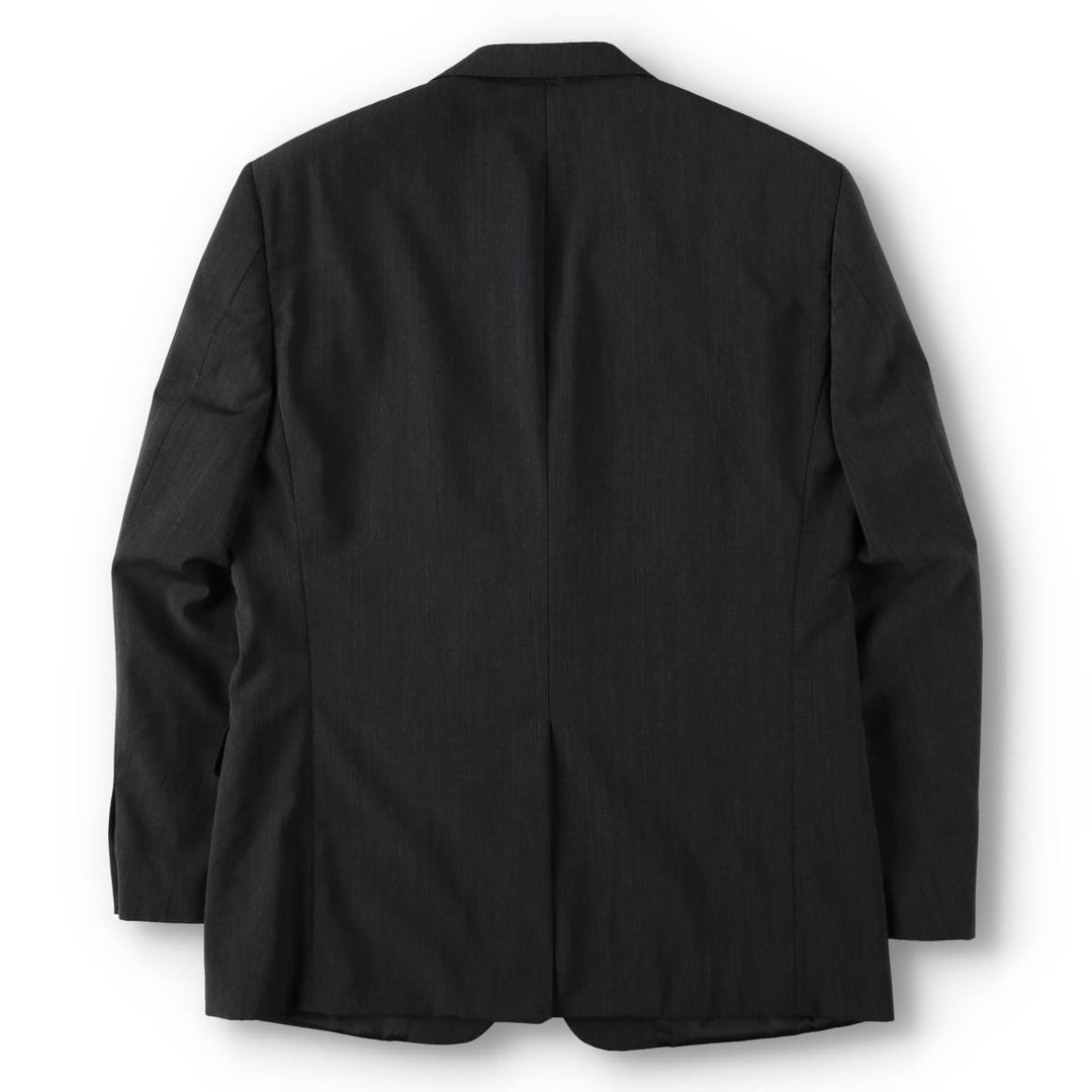 Balmain wool tailored jacket, men's size M (approx.) wool Charcoal Vintage Second Hand