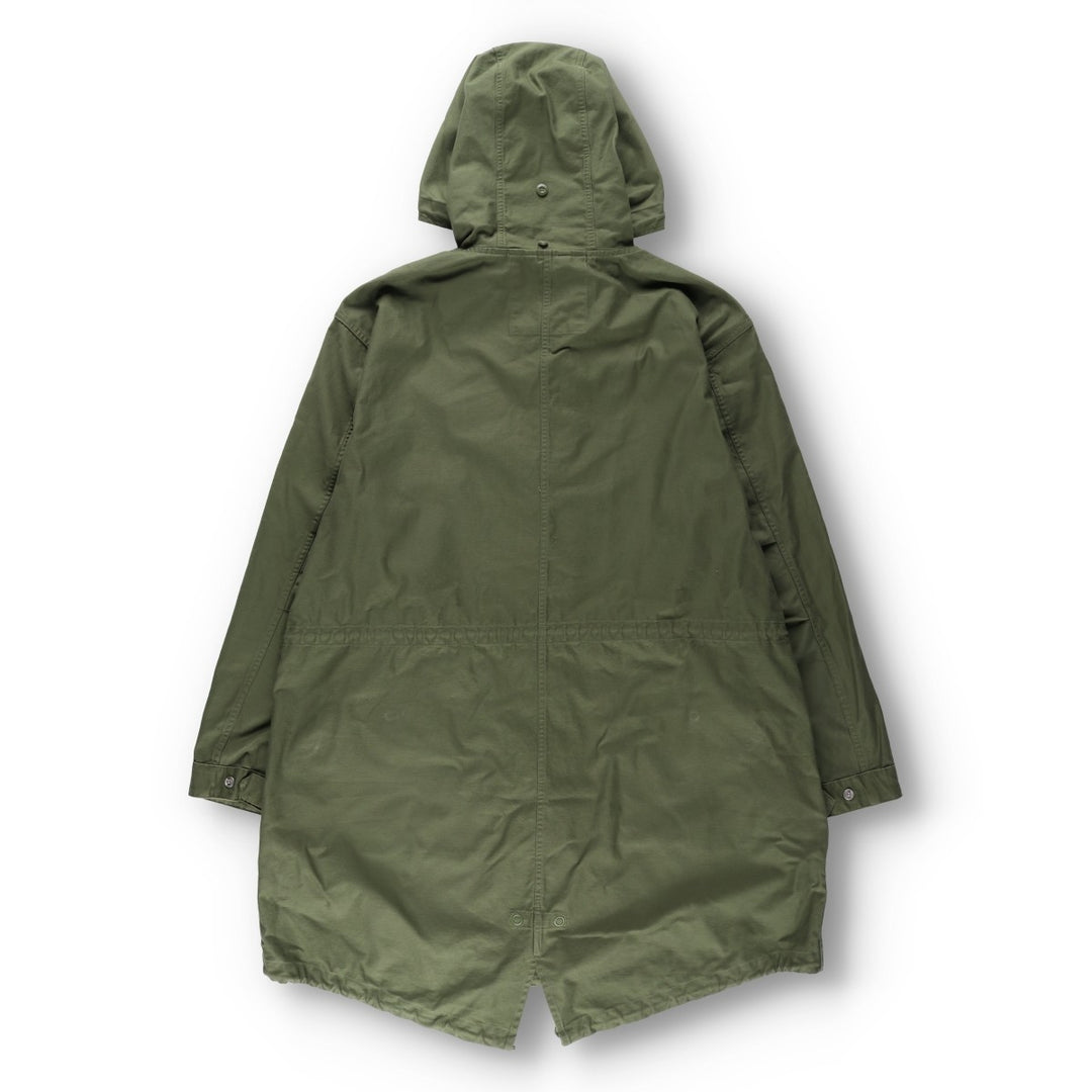 Fred Perry Mod Parka, Men's Size XXL (approx.) cotton Khaki type Vintage Second Hand