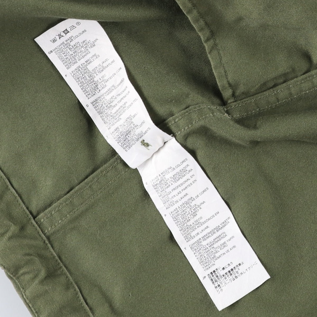Fred Perry Mod Parka, Men's Size XXL (approx.) cotton Khaki type Vintage Second Hand