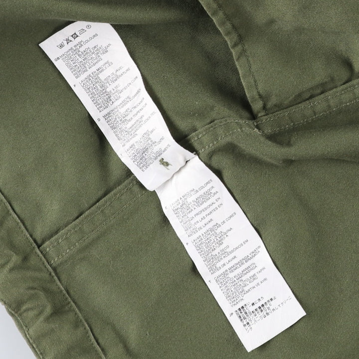 Fred Perry Mod Parka, Men's Size XXL (approx.) cotton Khaki type Vintage Second Hand