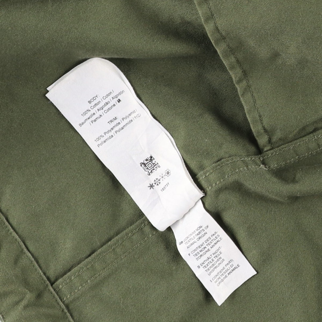 Fred Perry Mod Parka, Men's Size XXL (approx.) cotton Khaki type Vintage Second Hand