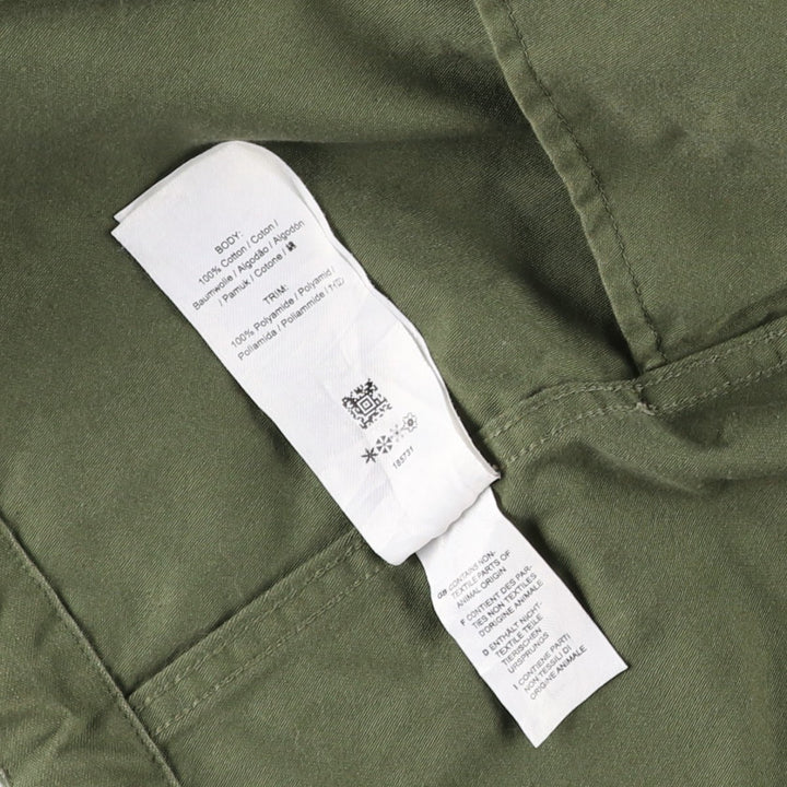 Fred Perry Mod Parka, Men's Size XXL (approx.) cotton Khaki type Vintage Second Hand