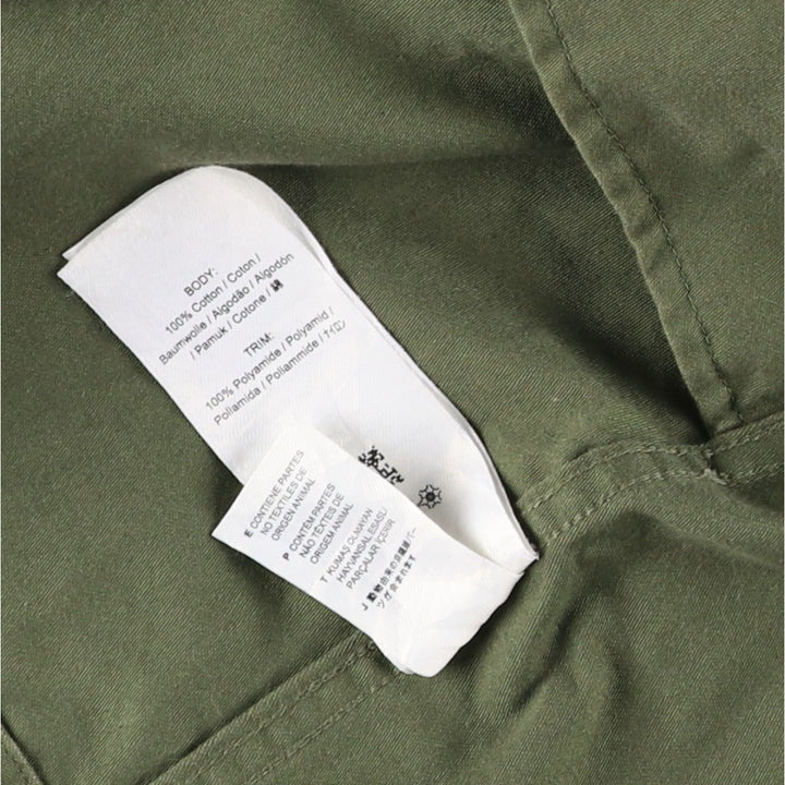 Fred Perry Mod Parka, Men's Size XXL (approx.) cotton Khaki type Vintage Second Hand