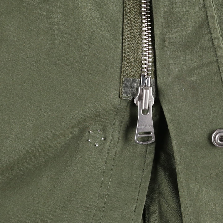 Fred Perry Mod Parka, Men's Size XXL (approx.) cotton Khaki type Vintage Second Hand