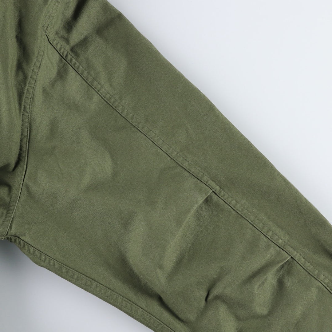Fred Perry Mod Parka, Men's Size XXL (approx.) cotton Khaki type Vintage Second Hand