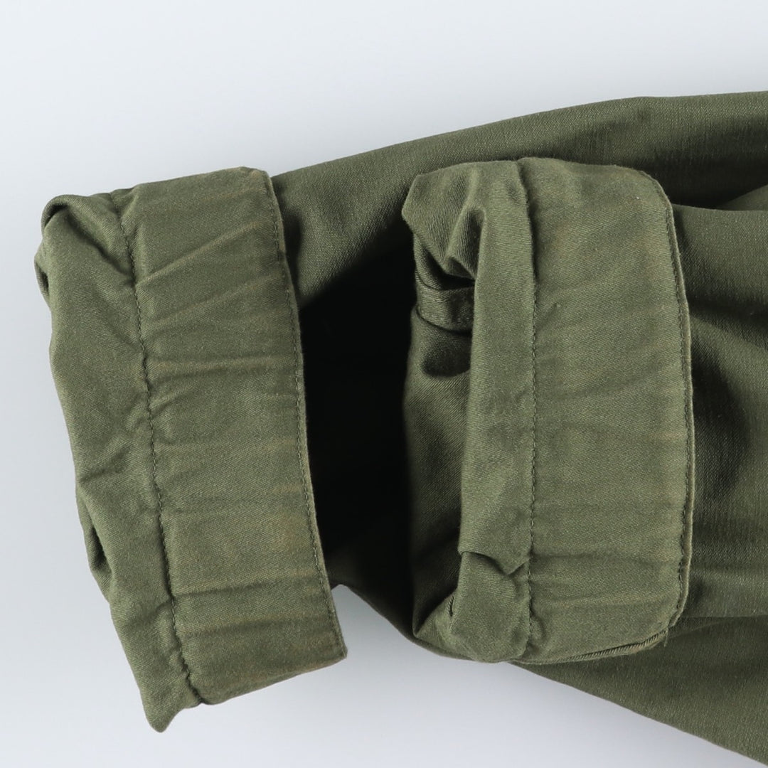Fred Perry Mod Parka, Men's Size XXL (approx.) cotton Khaki type Vintage Second Hand