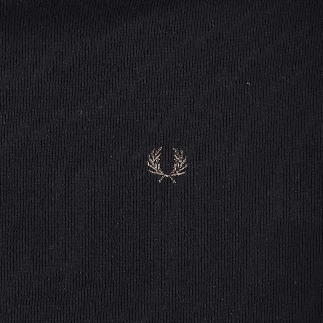 Fred Perry knit sweater, men's size XXL (approx.) polyester black type Vintage Second Hand