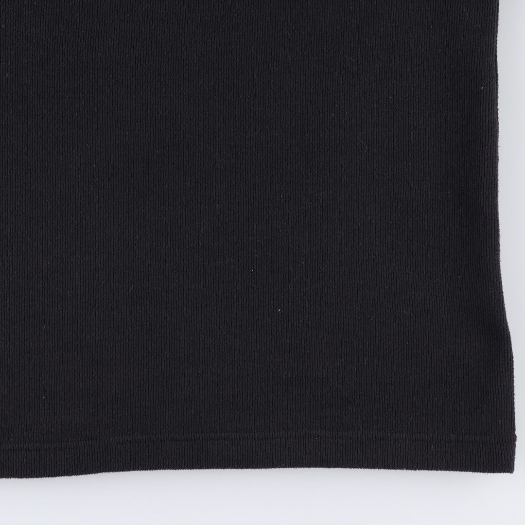 Fred Perry knit sweater, men's size XXL (approx.) polyester black type Vintage Second Hand