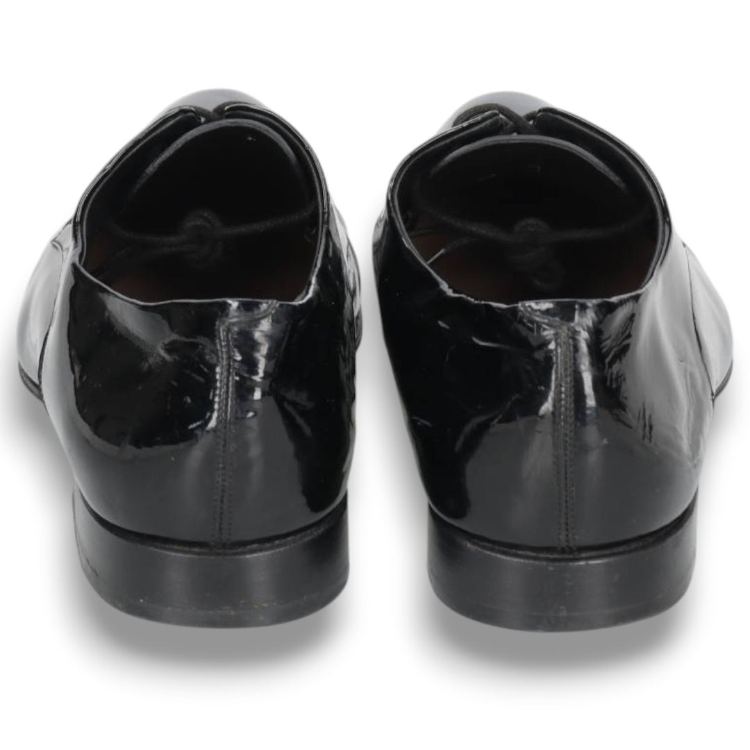 Dsquared2 plain toe shoes, made in Italy, size 42 Men's 27.0cm genuine leather black type Vintage Second Hand