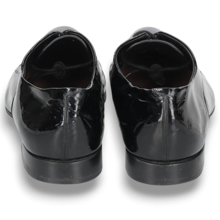 Dsquared2 plain toe shoes, made in Italy, size 42 Men's 27.0cm genuine leather black type Vintage Second Hand
