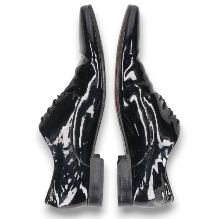 Dsquared2 plain toe shoes, made in Italy, size 42 Men's 27.0cm genuine leather black type Vintage Second Hand